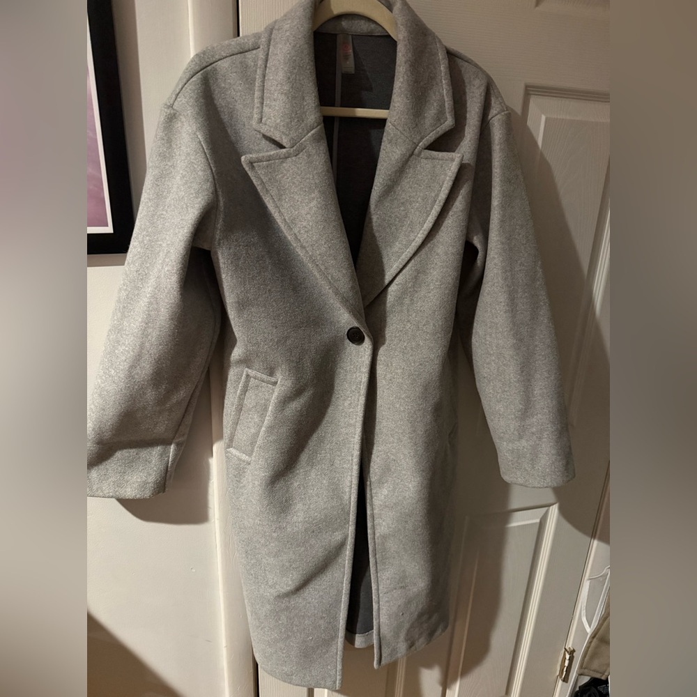 Women's Light Gray Light Peacoat - Picture 2 of 3